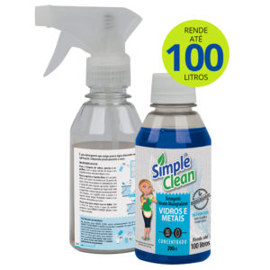 Kit Limpa Vidros e Metais 200ml