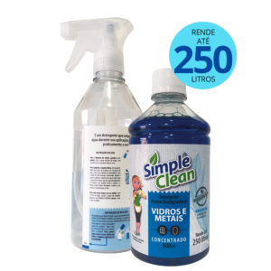 Kit Limpa Vidros e Metais 500ml